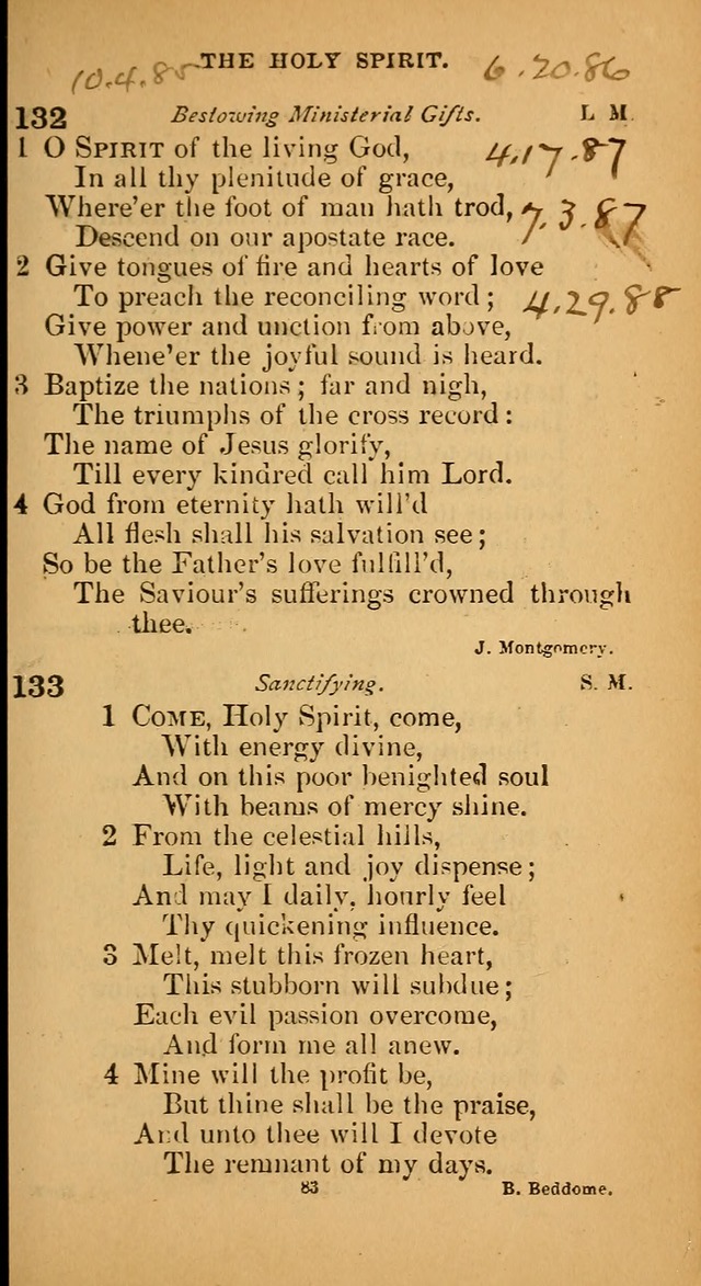 Devotional hymns: selected for public and social worship page 83