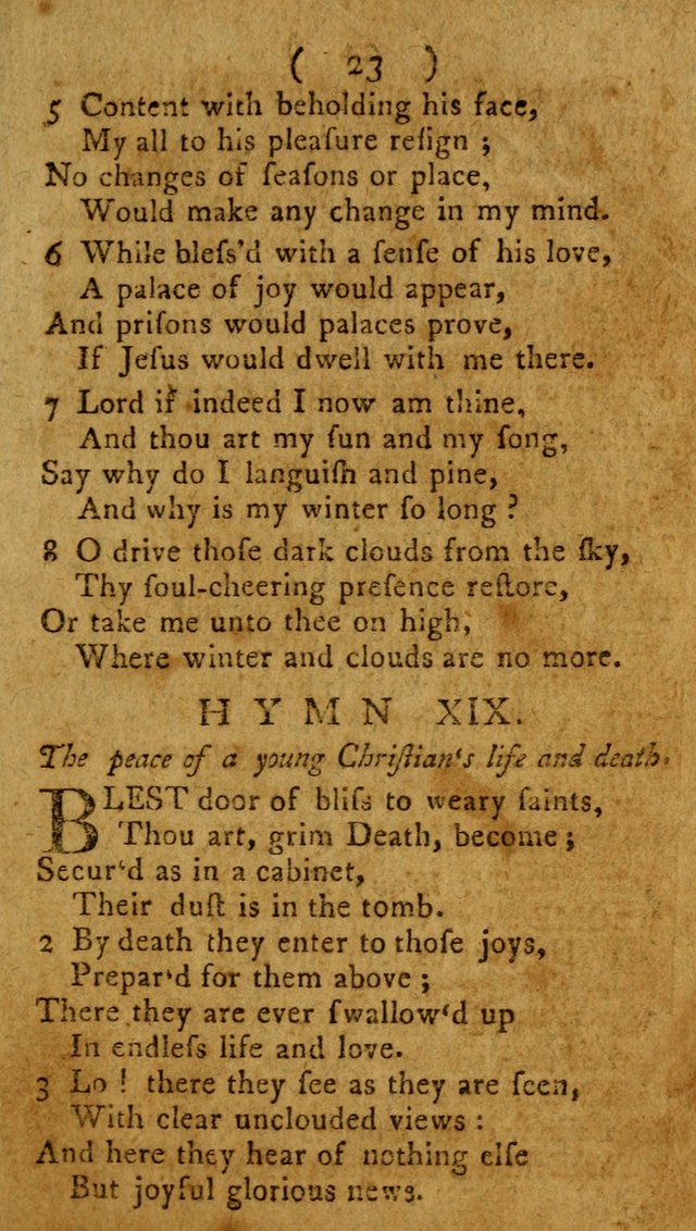 Divine Hymns or Spiritual Songs, for the use of religious assemblies and private Christians: being a collection page 28