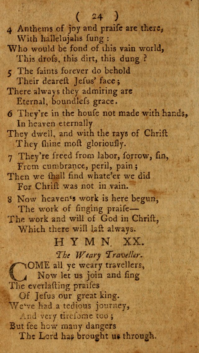 Divine Hymns or Spiritual Songs, for the use of religious assemblies and private Christians: being a collection page 29