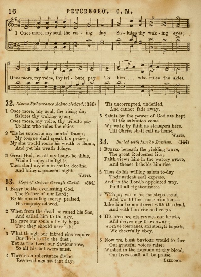 The Devotional Hymn and Tune Book: for social and public worship page 16