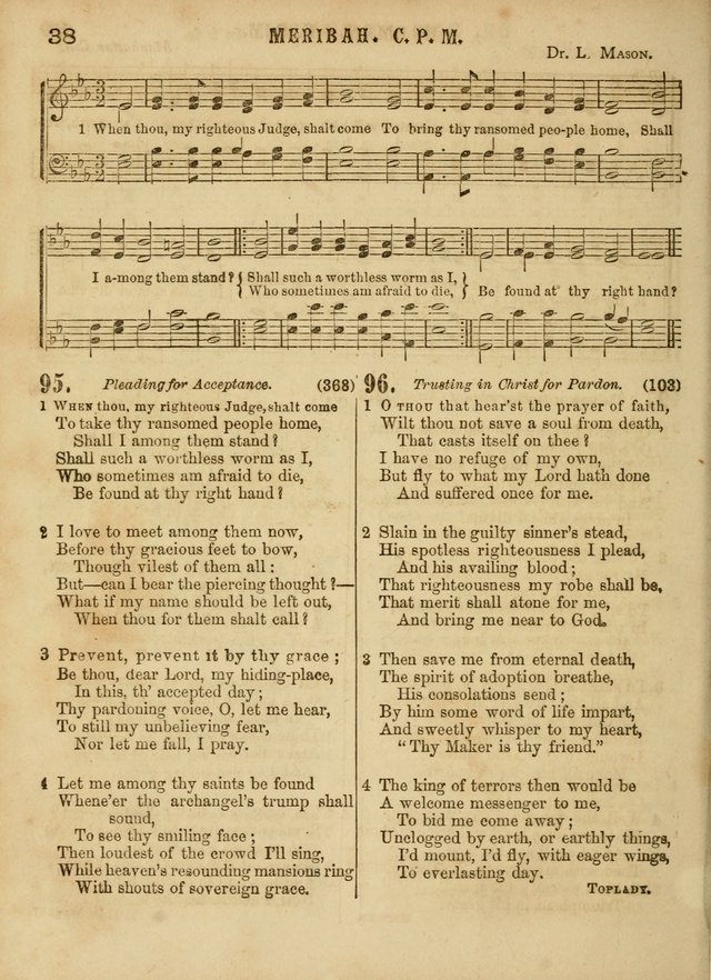 The Devotional Hymn and Tune Book: for social and public worship page 38