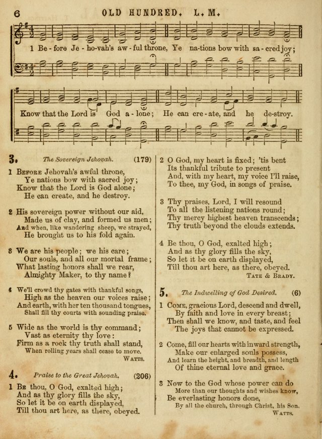 The Devotional Hymn and Tune Book: for social and public worship page 6