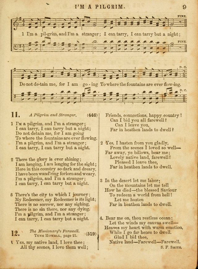 The Devotional Hymn and Tune Book: for social and public worship page 9
