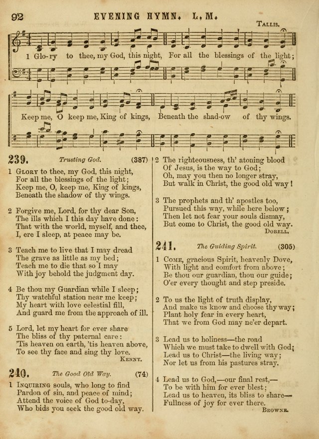 The Devotional Hymn and Tune Book: for social and public worship page 92