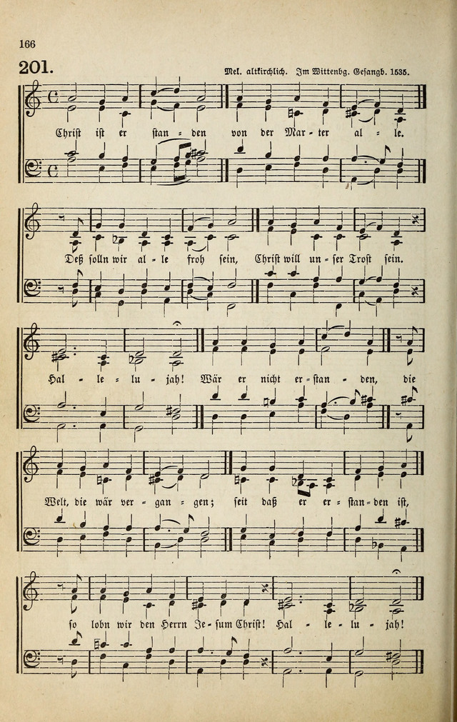Deutsches Liederbuch: Sammlung von Chorälen und Liedern für Schule und Haus page 166