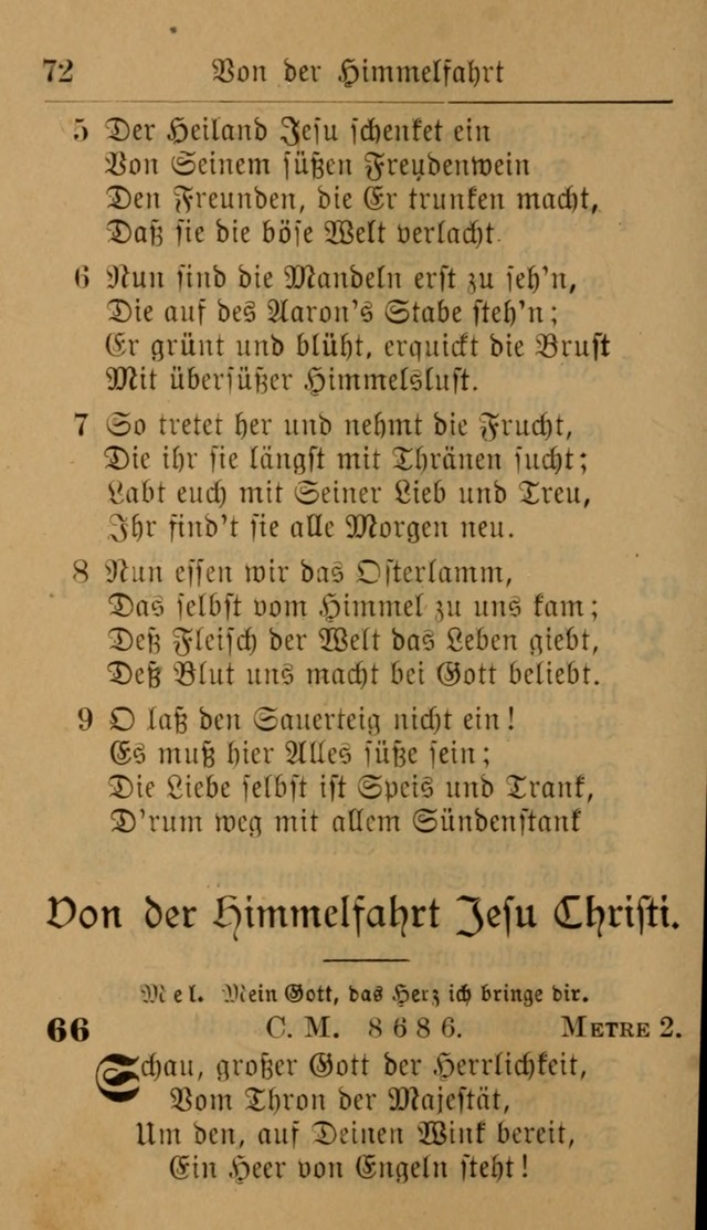 Allgemeine Lieder-Sammlung: zum Gebrauch für den privaten und öffentlichen Gottesdienst. (6th Aufl.) page 76