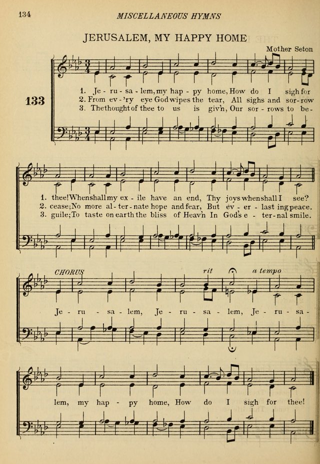 The De La Salle Hymnal: for Catholic schools and choirs page 136