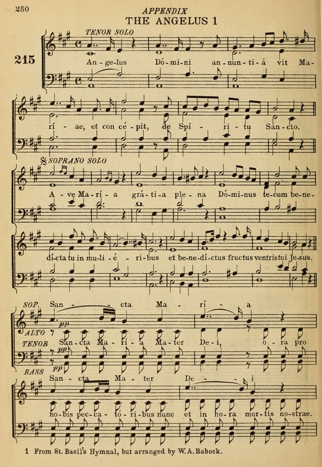 The De La Salle Hymnal: for Catholic schools and choirs page 256