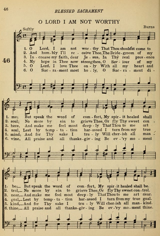 The De La Salle Hymnal: for Catholic schools and choirs page 46