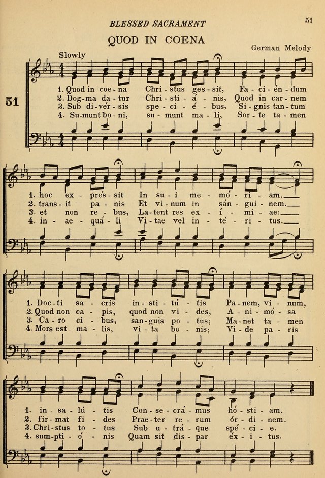 The De La Salle Hymnal: for Catholic schools and choirs page 51