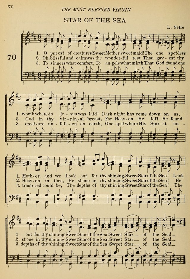 The De La Salle Hymnal: for Catholic schools and choirs page 70