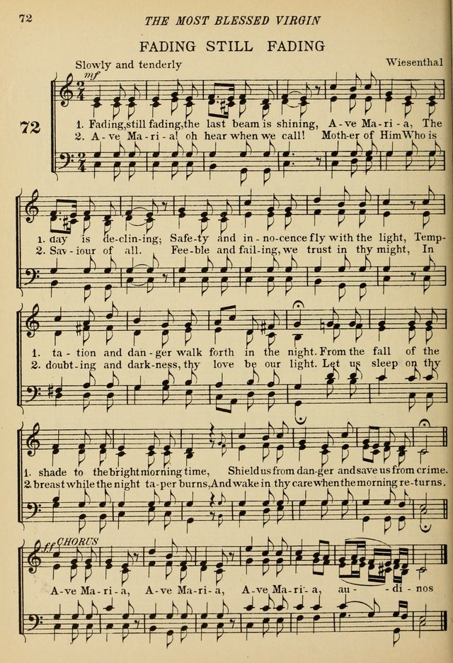 The De La Salle Hymnal: for Catholic schools and choirs page 72