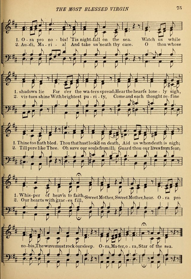 The De La Salle Hymnal: for Catholic schools and choirs page 75