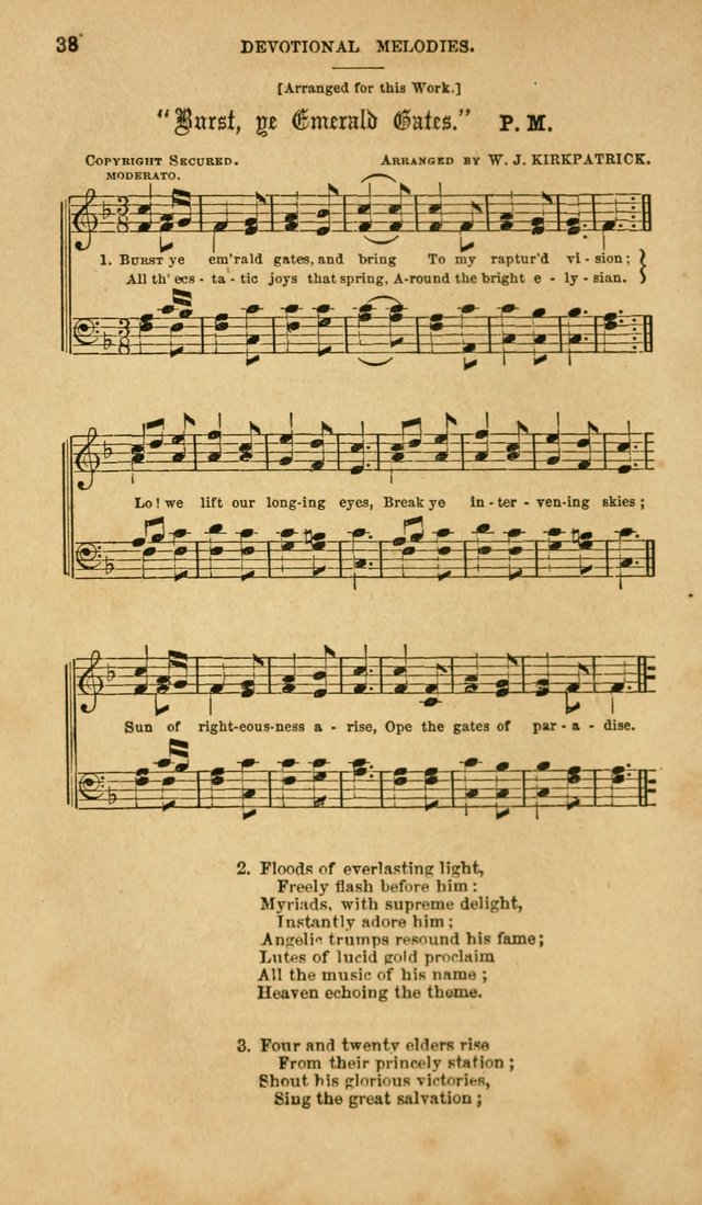 Devotional Melodies: or, a collection of original and selected tunes and hymns, designed for congregational and social worship. (2nd ed.) page 45
