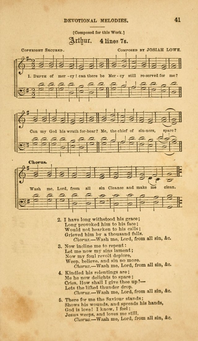 Devotional Melodies: or, a collection of original and selected tunes and hymns, designed for congregational and social worship. (2nd ed.) page 48
