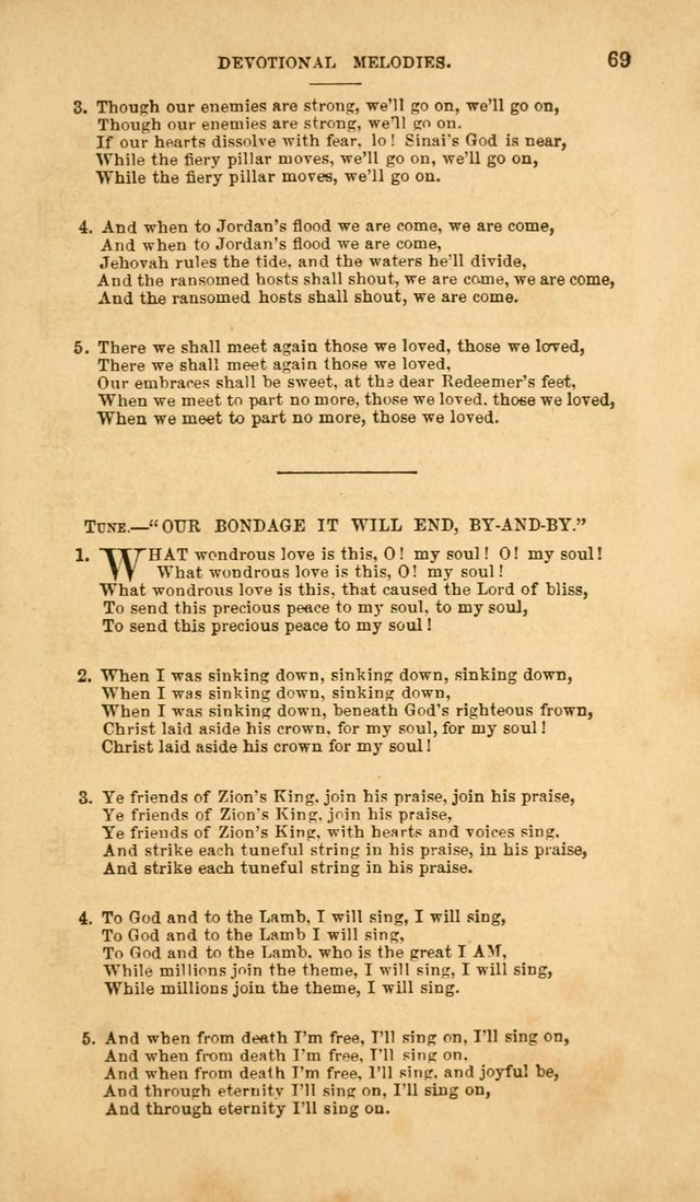 Devotional Melodies: or, a collection of original and selected tunes and hymns, designed for congregational and social worship. (2nd ed.) page 76