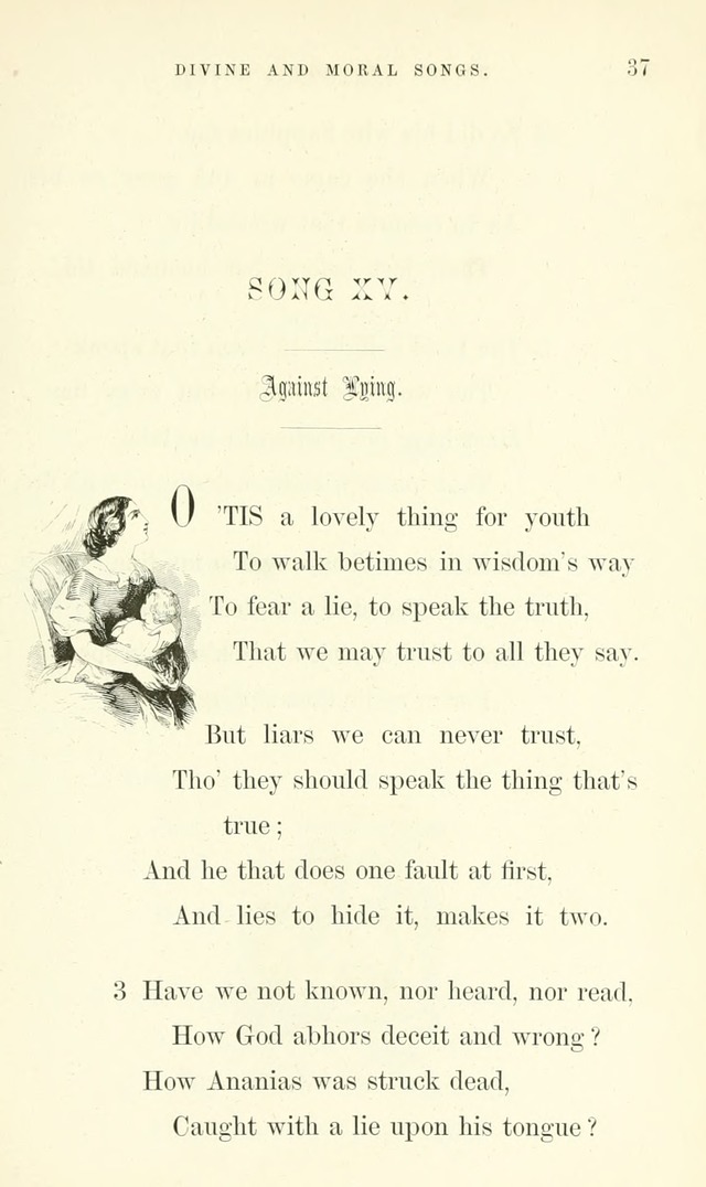 Divine and Moral Songs: attempted in easy language for the use of children with some additional composures page 39