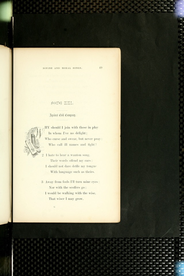 Divine and Moral Songs: attempted in easy language for the use of children with some additional composures page 51
