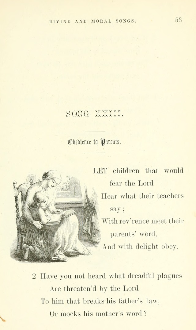Divine and Moral Songs: attempted in easy language for the use of children with some additional composures page 57