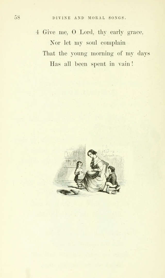 Divine and Moral Songs: attempted in easy language for the use of children with some additional composures page 62