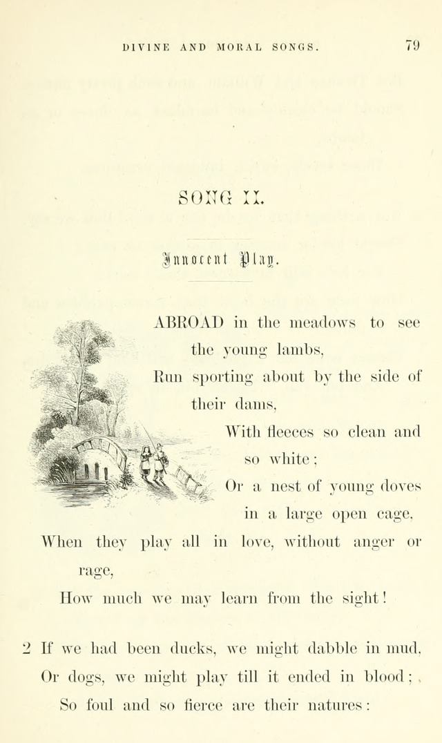 Divine and Moral Songs: attempted in easy language for the use of children with some additional composures page 83