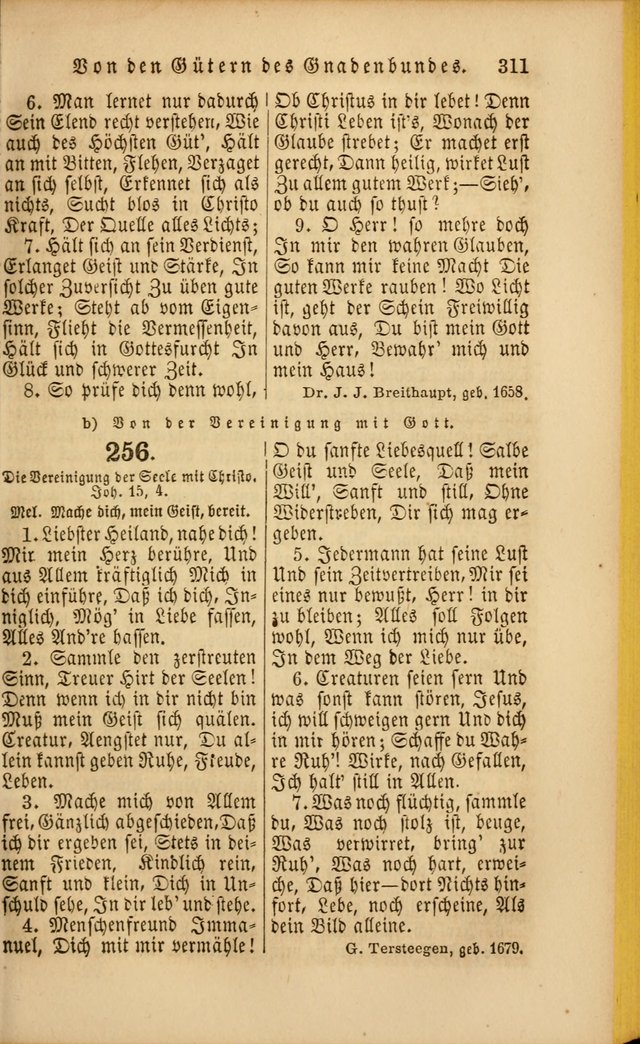 Die Psalmen Davids: nebst einer Sammlung Geistlicher lieder für Oeffentlichen und Privat-Gottesdienst page 313