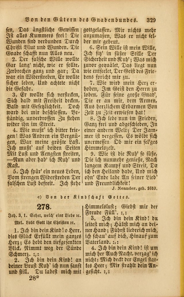 Die Psalmen Davids: nebst einer Sammlung Geistlicher lieder für Oeffentlichen und Privat-Gottesdienst page 331