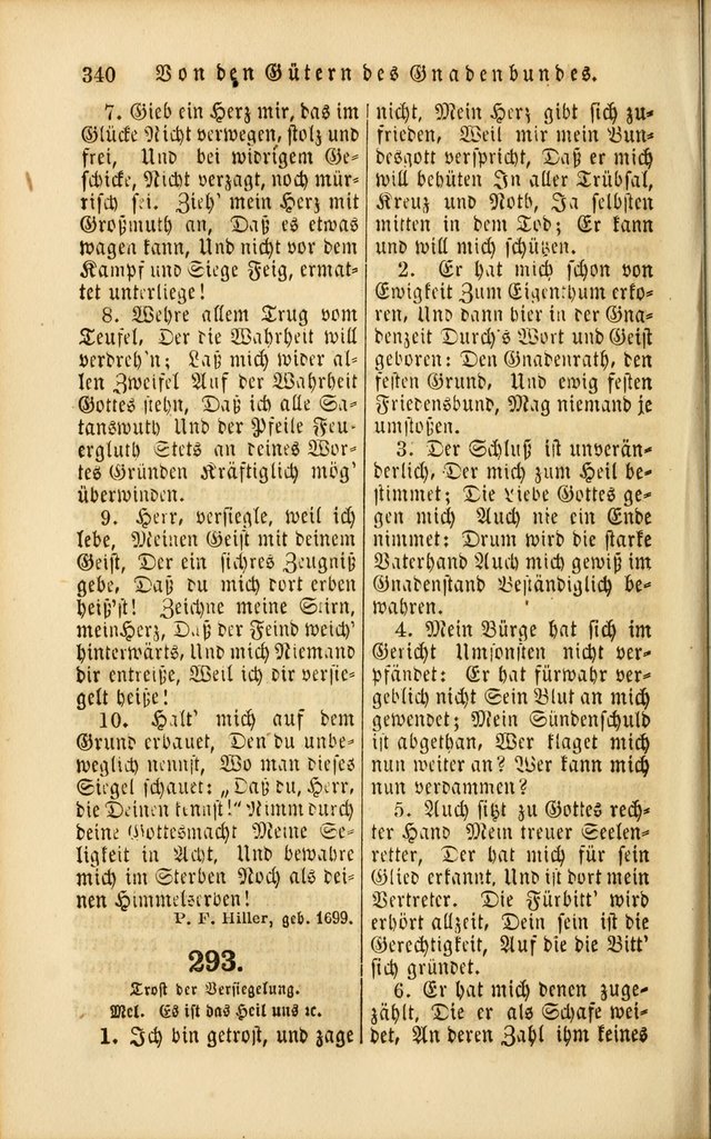 Die Psalmen Davids: nebst einer Sammlung Geistlicher lieder für Oeffentlichen und Privat-Gottesdienst page 342
