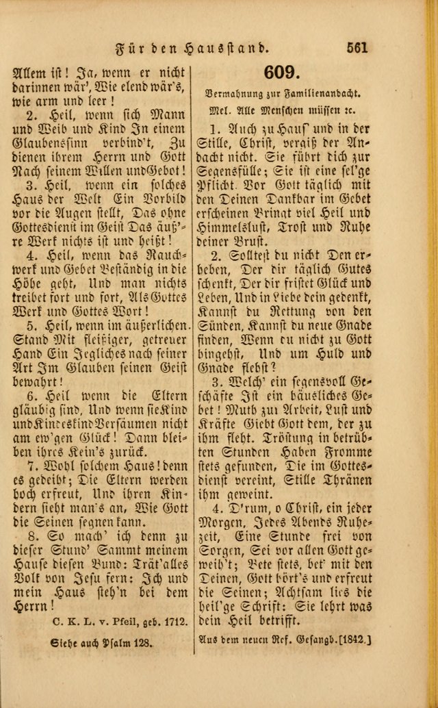 Die Psalmen Davids: nebst einer Sammlung Geistlicher lieder für Oeffentlichen und Privat-Gottesdienst page 563
