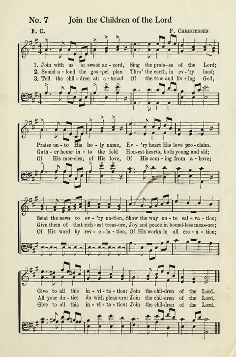 Deseret Sunday School Songs page 7