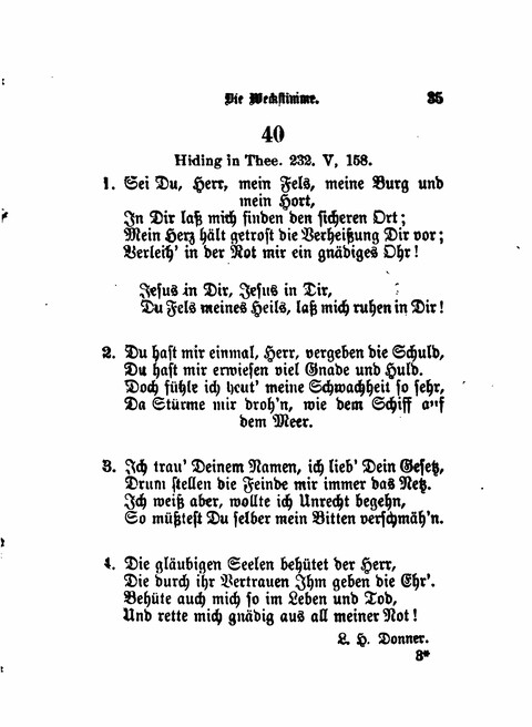 Die Weckstimme: Eine Sammlung geistlicher Lieder für jugendliche Sänger (8th ed.) page 33