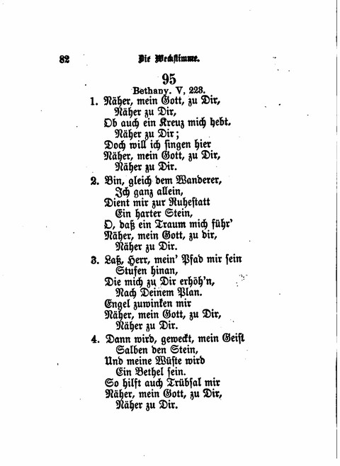 Die Weckstimme: Eine Sammlung geistlicher Lieder für jugendliche Sänger (8th ed.) page 80