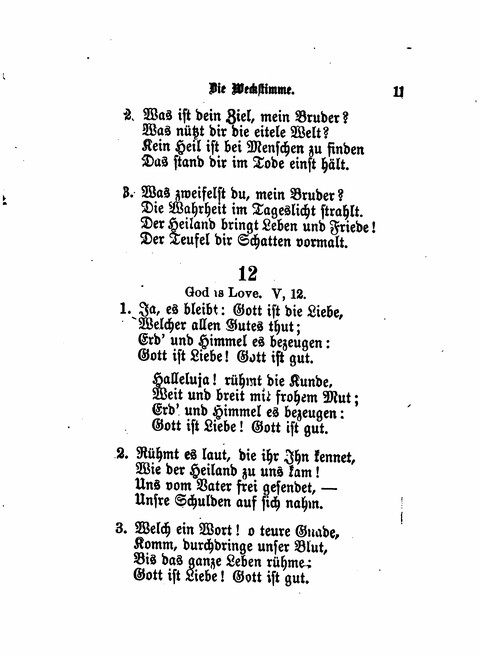 Die Weckstimme: Eine Sammlung geistlicher Lieder für jugendliche Sänger (8th ed.) page 9
