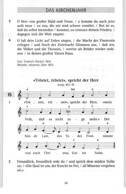 Evangelisches Gesangbuch (Bayern, Mitteldeutschland, Thüringen): Antwort finden in alten und neuen Liedern, in Worten zum Nachdenken und Beten page 20