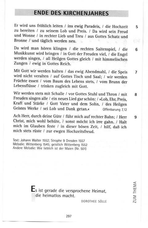 Evangelisches Gesangbuch (Bayern, Mitteldeutschland, Thüringen): Antwort finden in alten und neuen Liedern, in Worten zum Nachdenken und Beten page 267