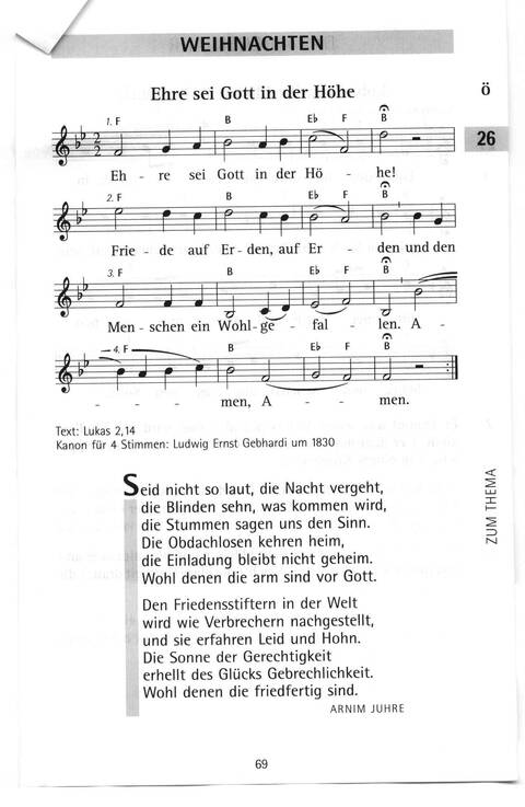 Evangelisches Gesangbuch (Bayern, Mitteldeutschland, Thüringen): Antwort finden in alten und neuen Liedern, in Worten zum Nachdenken und Beten page 40