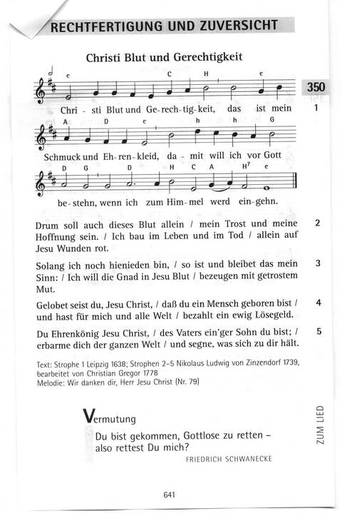 Evangelisches Gesangbuch (Bayern, Mitteldeutschland, Thüringen): Antwort finden in alten und neuen Liedern, in Worten zum Nachdenken und Beten page 607