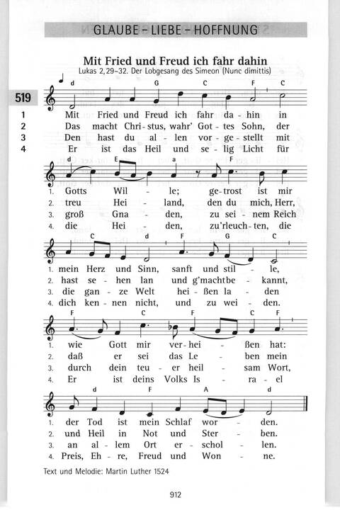 Evangelisches Gesangbuch (Bayern, Mitteldeutschland, Thüringen): Antwort finden in alten und neuen Liedern, in Worten zum Nachdenken und Beten page 877