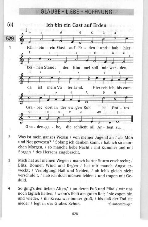 Evangelisches Gesangbuch (Bayern, Mitteldeutschland, Thüringen): Antwort finden in alten und neuen Liedern, in Worten zum Nachdenken und Beten page 893
