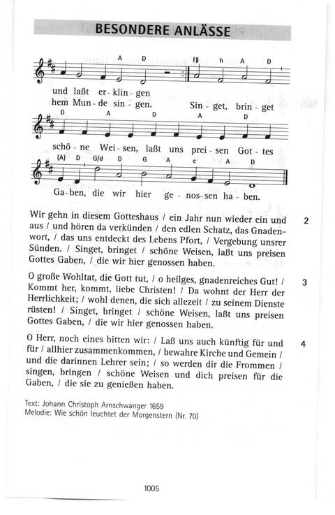 Evangelisches Gesangbuch (Bayern, Mitteldeutschland, Thüringen): Antwort finden in alten und neuen Liedern, in Worten zum Nachdenken und Beten page 970