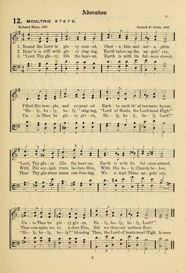 The Evangelical Hymnal page 11