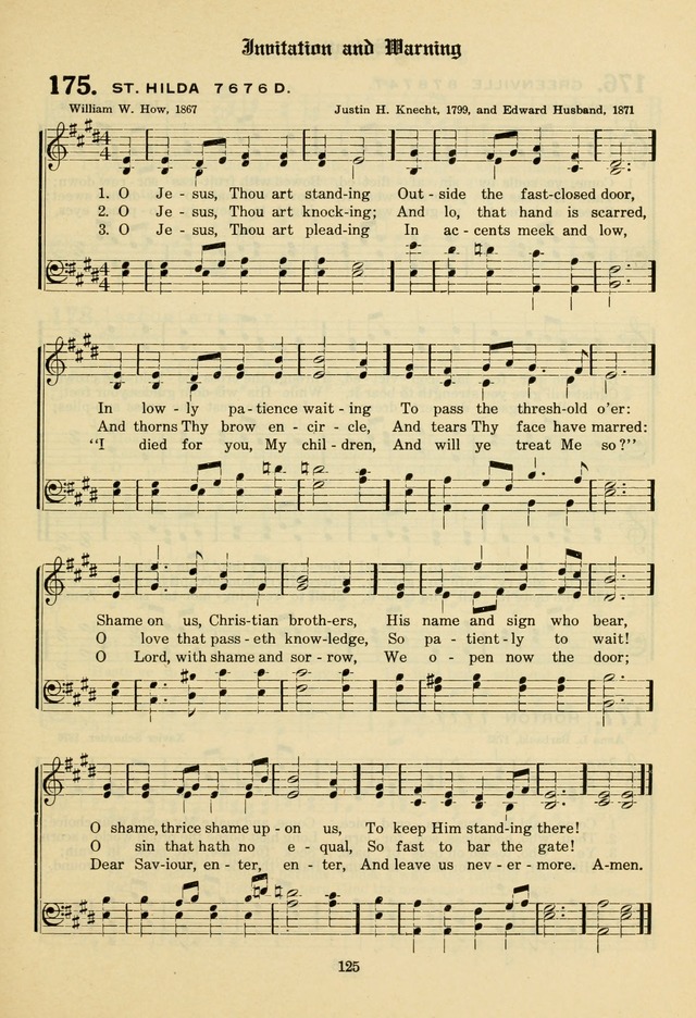The Evangelical Hymnal page 127