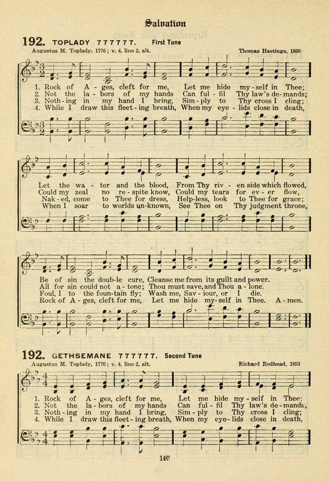 The Evangelical Hymnal page 142