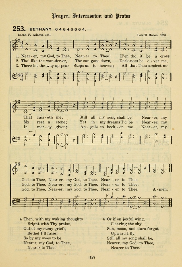 The Evangelical Hymnal page 189