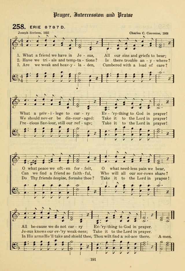 The Evangelical Hymnal page 193