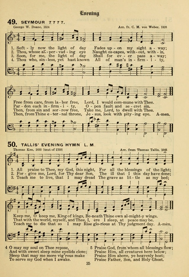The Evangelical Hymnal page 37