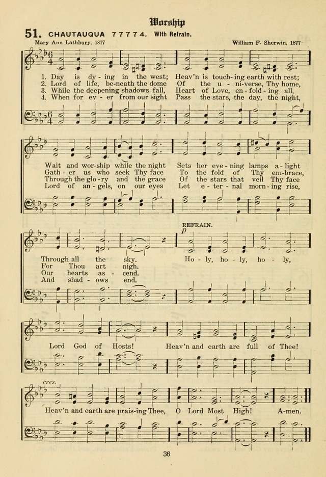 The Evangelical Hymnal page 38