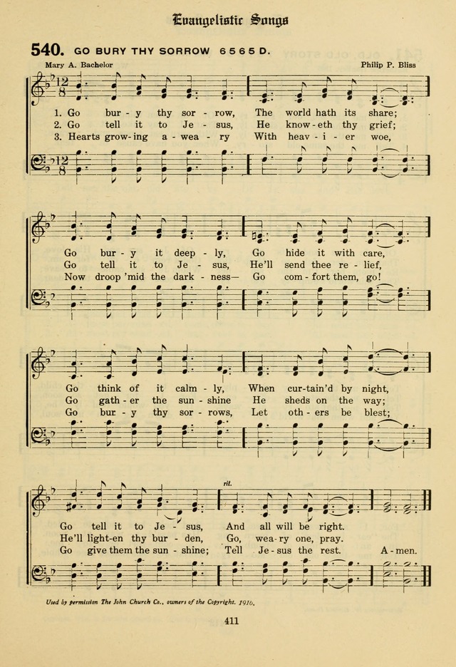 The Evangelical Hymnal page 413