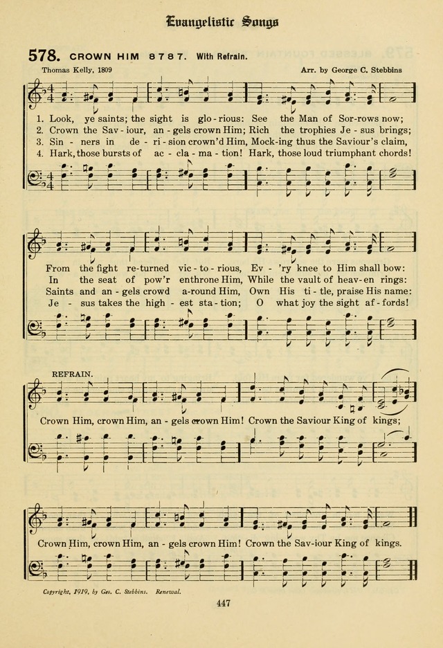 The Evangelical Hymnal page 449
