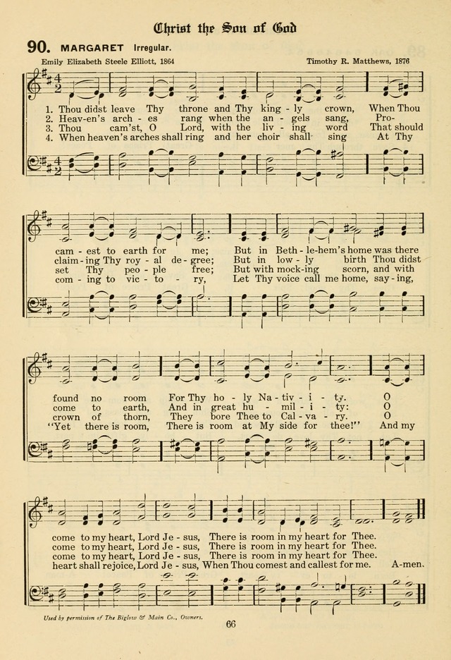 The Evangelical Hymnal page 68